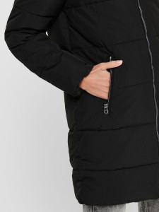 Куртка ONLDOLLY LONG PUFFER COAT OTW NOOS 15205369-Black ONLY M Чорний 15205369-BLACK