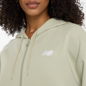 Толстовка на блискавці Sport Essentials FT Full Zip WJ41501OVN New Balance L Бежевий WJ41501OVN