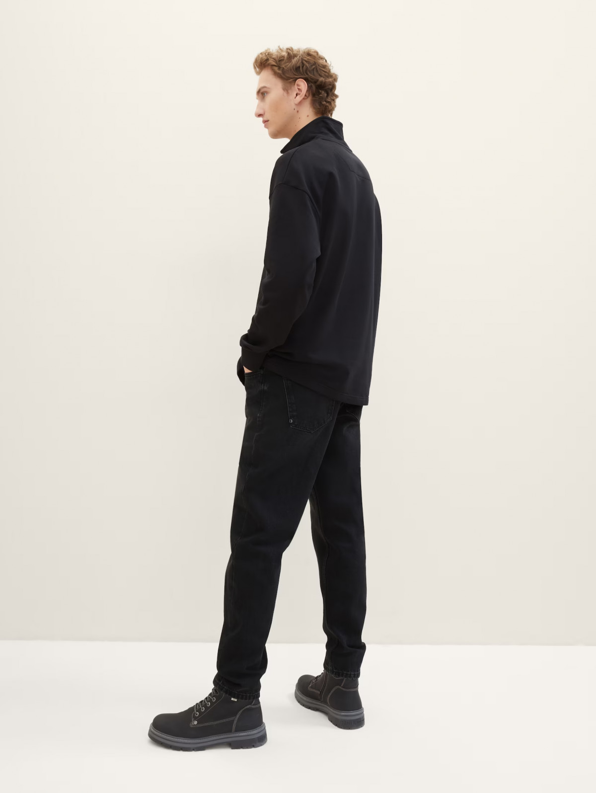 Джинси loose-fit jeans 1034858ХХ10250 Tom Tailor 32/32 Чорний 1034858ХХ10250