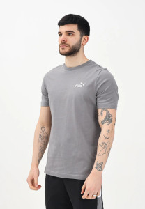 Футболка ESS Small No. 1 Logo Tee 68253579 Puma 3XL Сірий 68253579