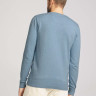 Кофта basic crew neck sweater 1027299XX1021076 Tom Tailor XXL Блакитний 1027299XX1021076