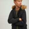 Парка JJWINNER PARKA NO FUR JNR 12220838-Black Jack&Jones 12220838-BLACK