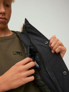 Парка JJWINNER PARKA NO FUR JNR 12220838-Black Jack&Jones 12220838-BLACK