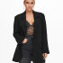 Піджак довгий ONLLANA-BERRY L/S OVS BLAZER TLR NOOS 15245698-Black ONLY 36 Чорний 15245698-BLACK