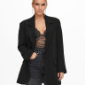Піджак довгий ONLLANA-BERRY L/S OVS BLAZER TLR NOOS 15245698-Black ONLY 36 Чорний 15245698-BLACK