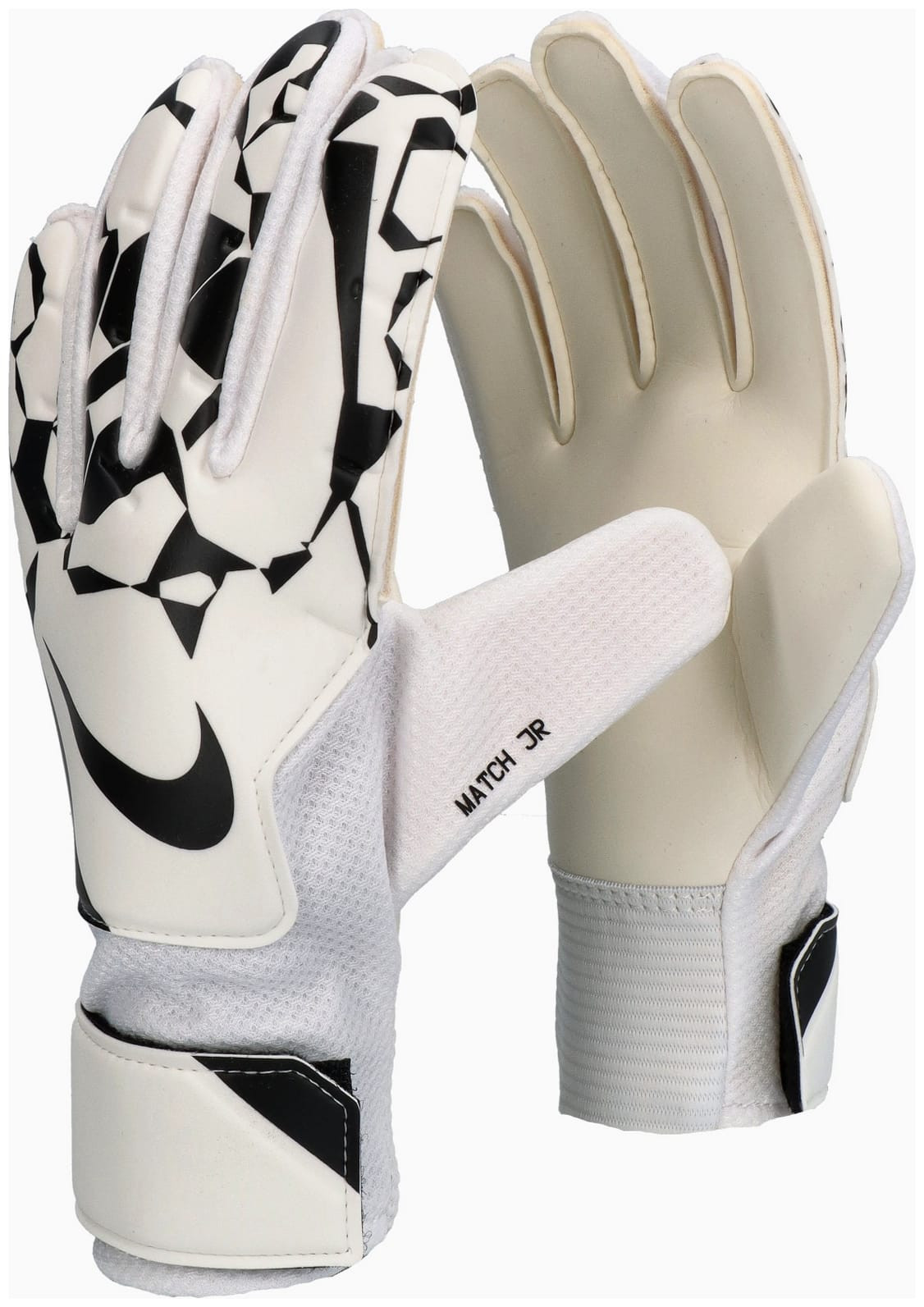Рукавиці воротарські Nike NK GK MATCH JR - HO24 білий, чорний Діт 5 (15,6 см) HQ0258-100