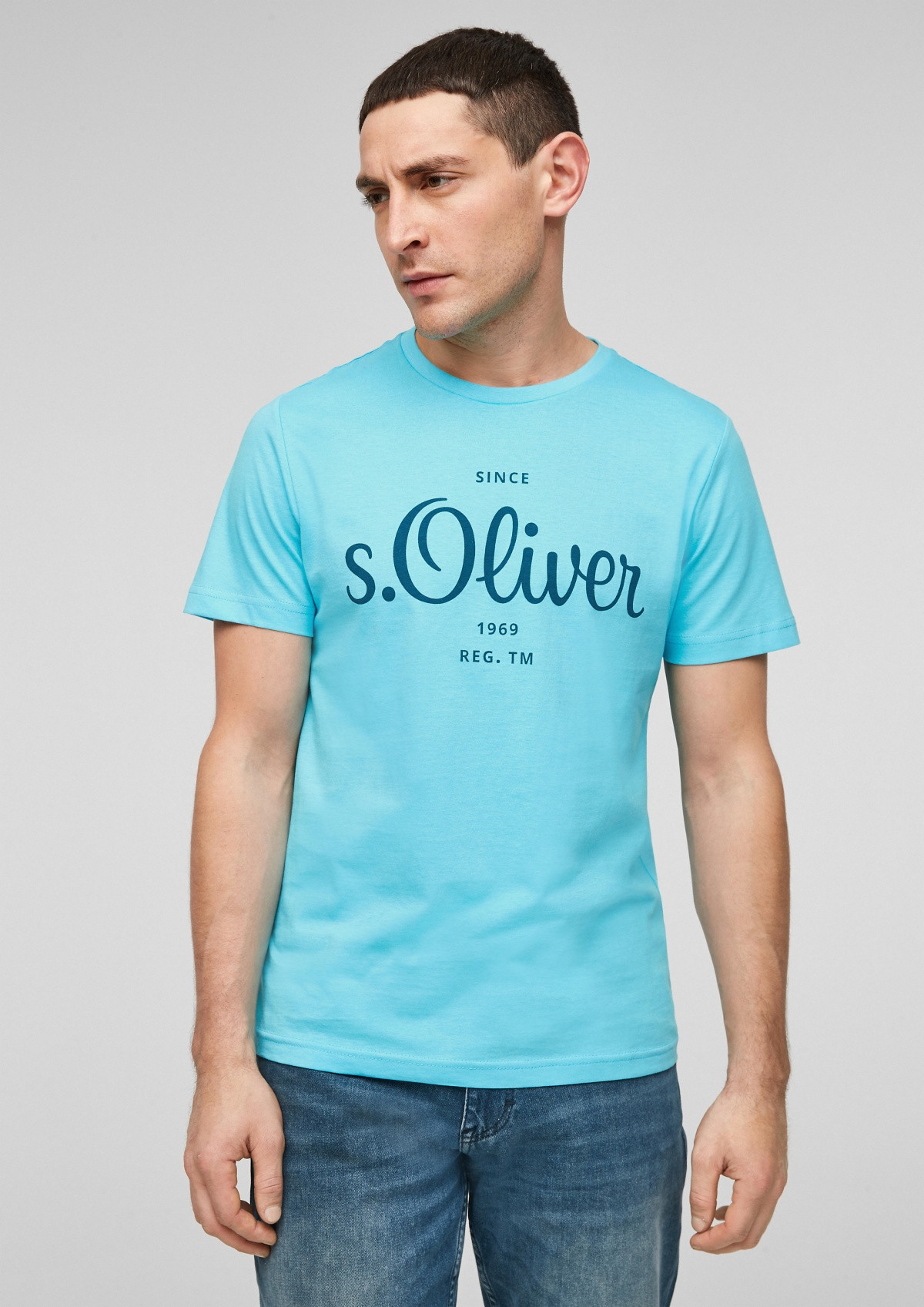 Футболка T-shirt  REGULAR FIT 13.1Q1.32.7811-6241 s.Oliver S Блакитний 13.1Q1.32.7811-6241
