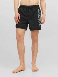 Шорти для плавання JPSTFIJI JJSWIM SPLICELOGO LY SN 12225967-Black Jack&Jones L Чорний 12225967-BLACK