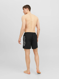 Шорти для плавання JPSTFIJI JJSWIM SPLICELOGO LY SN 12225967-Black Jack&Jones L Чорний 12225967-BLACK