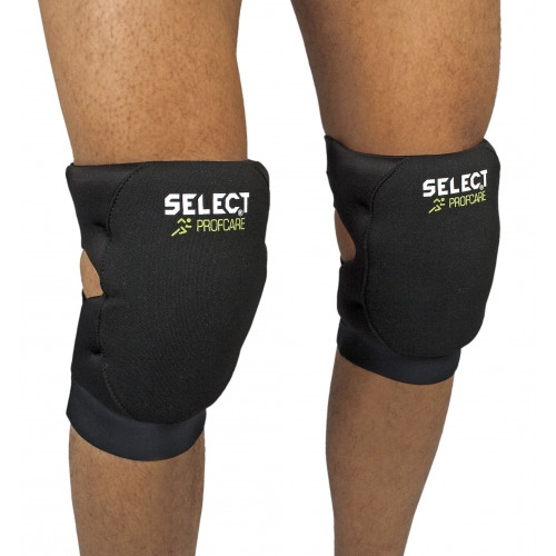 Наколінник SELECT 6206 Knee support - volleyball (228) чорн/зел, L 562060