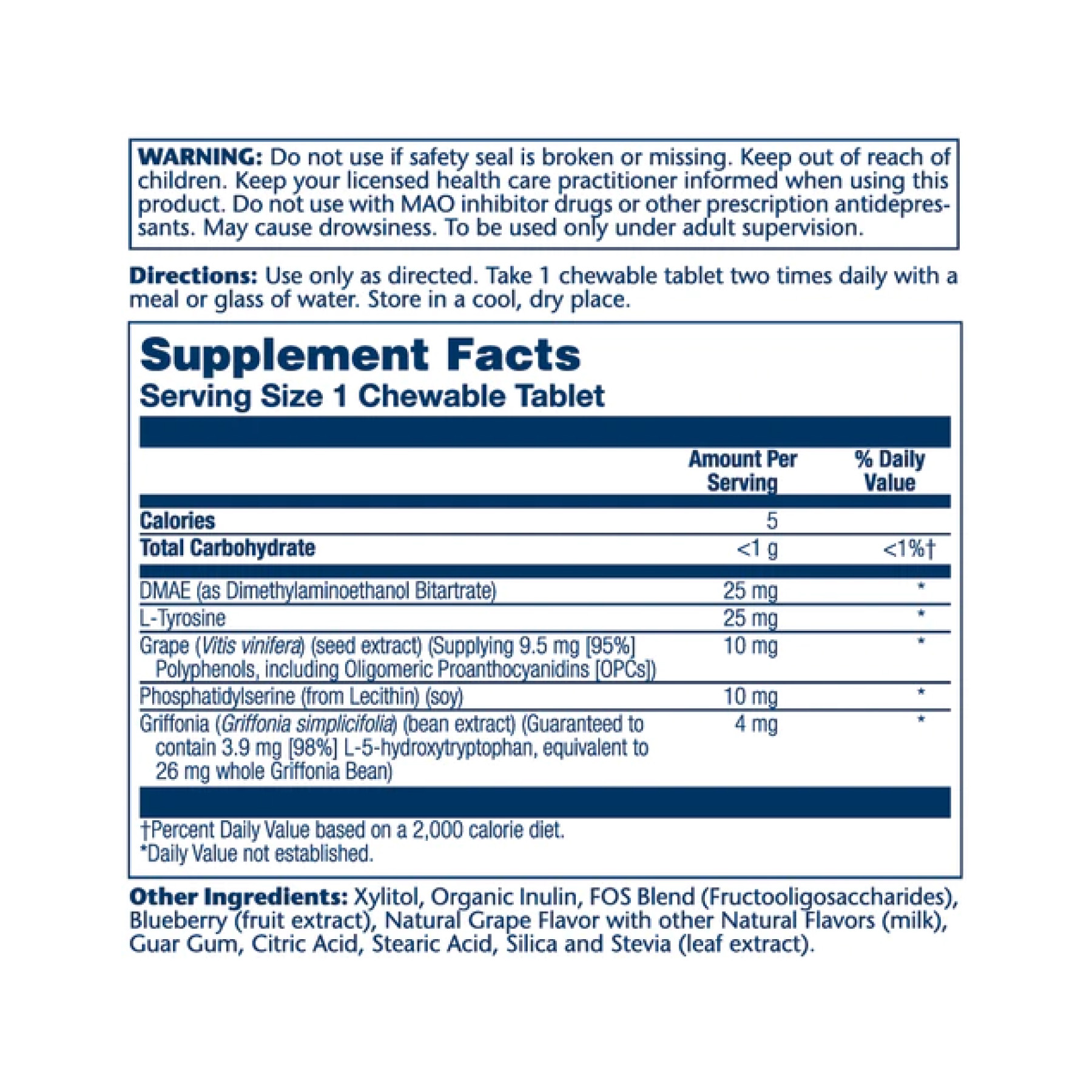Капсули Solaray Focus for Children - 60 chewables 2023-10-2139
