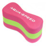 Колобашка для плавання Aqua Speed JUNIOR 3 LAYESR PULLBUOY 6779 рожевий, зелений Уні 20x8x10cм 149-03