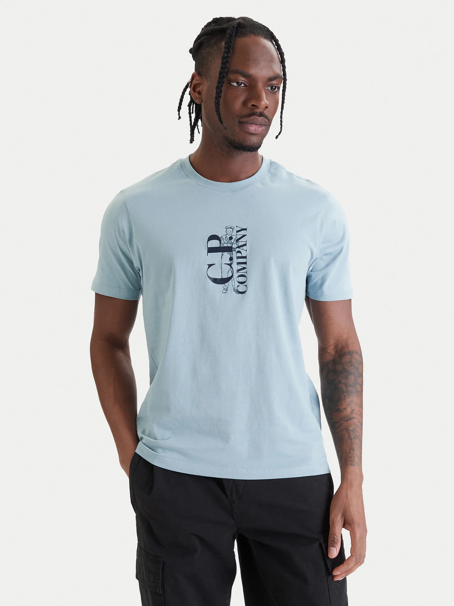Футболка CP Company logo_1 809 20CMTS084A-005100W 809