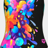 Купальник для дівчаток Arena PAINTING SWIMSUIT V BACK чорний 128 см (010744-580) 010744-580