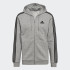Худі Adidas Fleece 3-Stripes Zip Hoodie  Light Grey HB0041