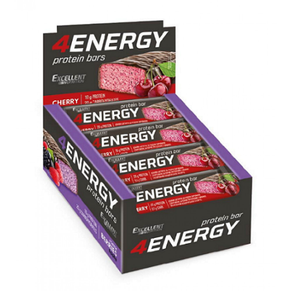 Батончик 4 ENERGY - 24 x 40g Cherry 100-56-4513822-20