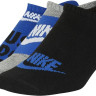 Шкарпетки Nike Y NK EVERYDAY LTWT NS 3PR - HB чорний, сірий, синій Діт 38-42 SK0054-907