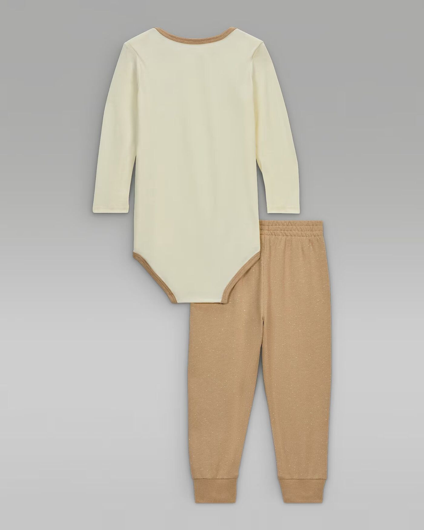 Костюм спортивний дитячий Air Jordan Rib Nep Bodysuit Set Beige/Brown 65D683-X0L