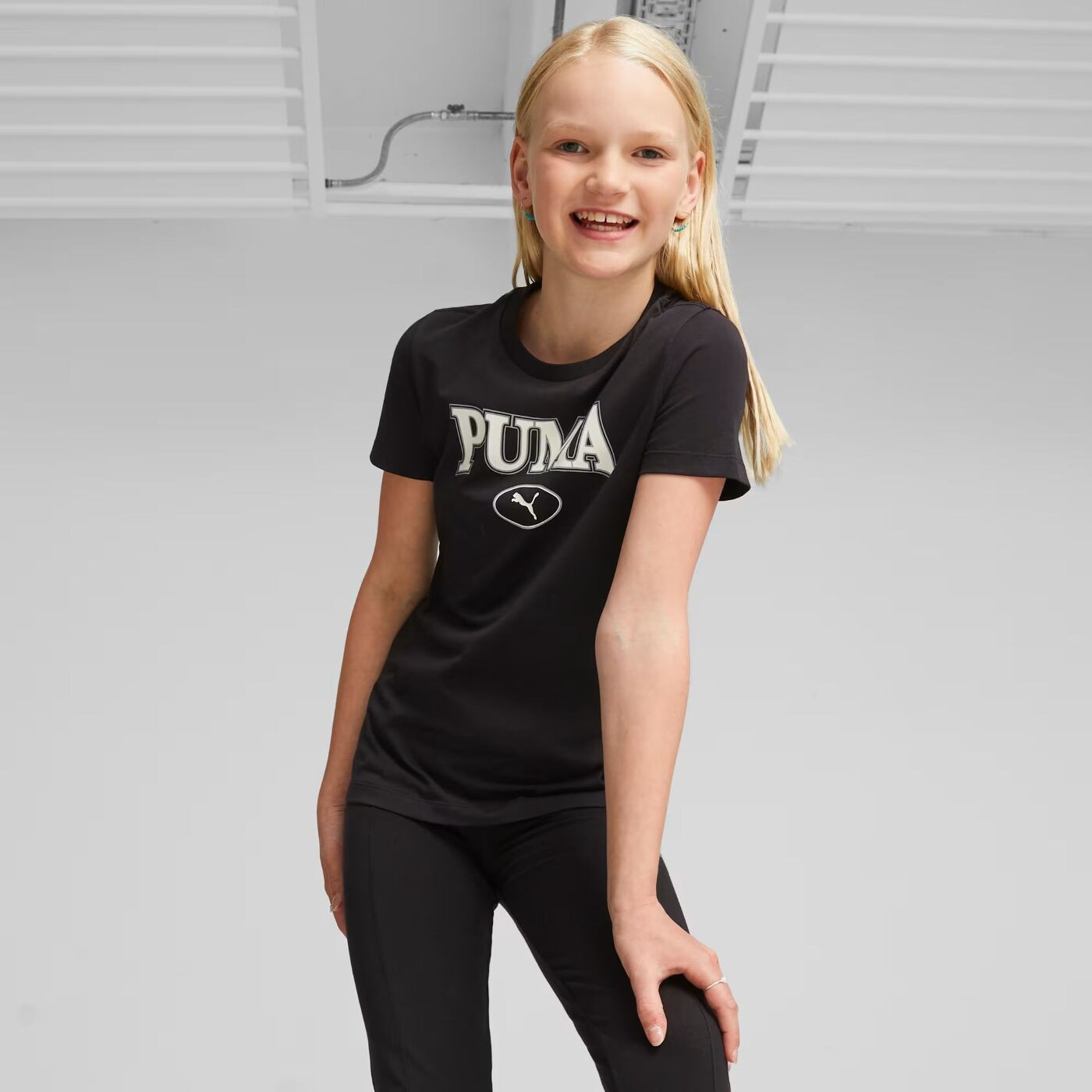 Футболка дитяча Puma Squad Youth Graphic Tee Black 676441-01