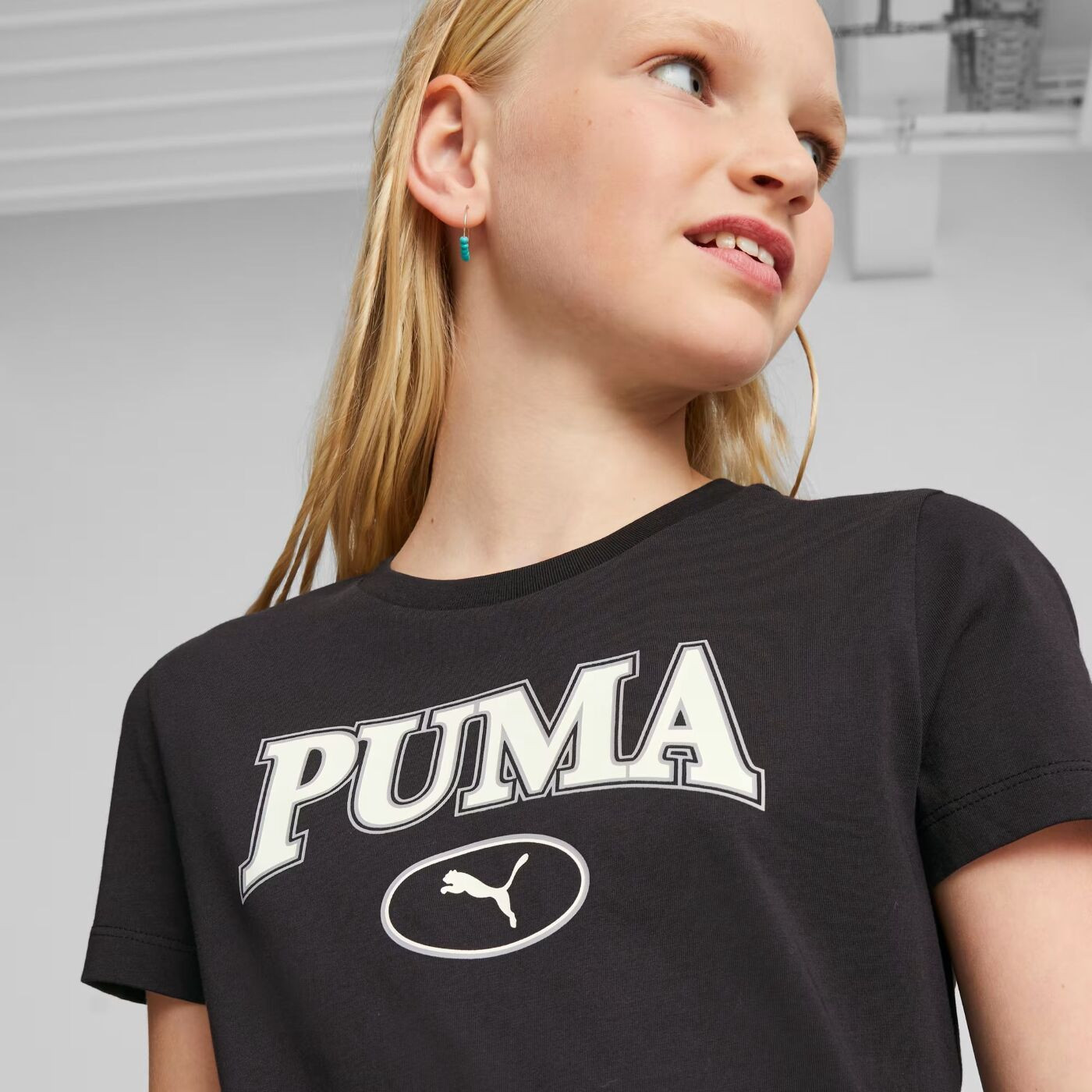 Футболка дитяча Puma Squad Youth Graphic Tee Black 676441-01