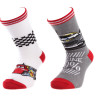 Шкарпетки CARS SOCKS 2P білий, сірий Діт 23-26 арт 83150379-1 83150379-1