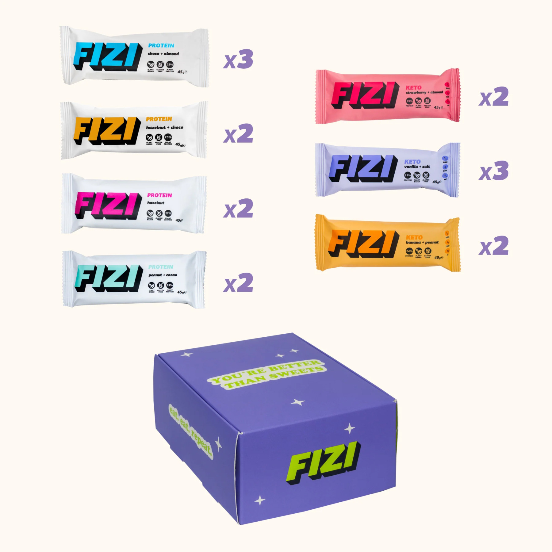 Батончик Grand Pleasure Box - 16x45g 2022-10-1492