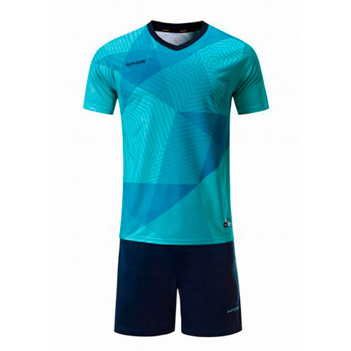 Футбольна форма для команд Europaw Tores 2020 бирюзово-синя model 025-2 025-2