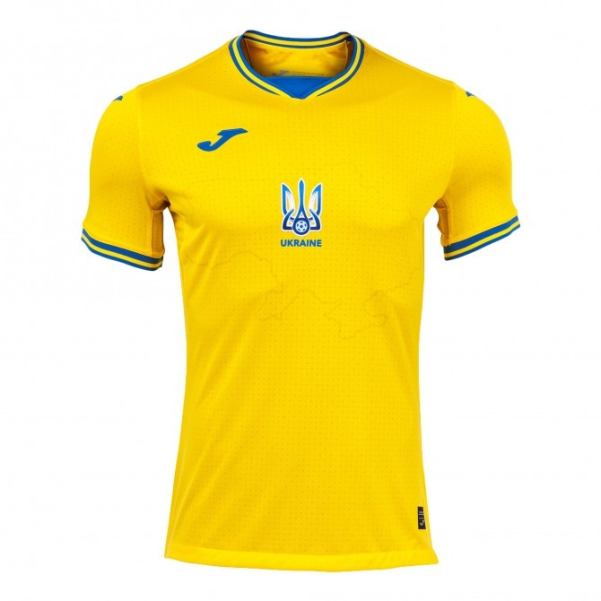 Футболка ігрова Joma збірної України з футболу AT102404A907 з картою AT102404A907