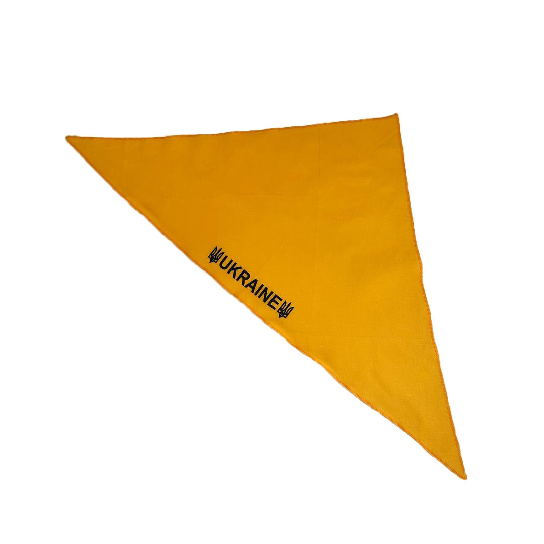 Пов'язка для вболівальників жовта Ukraine 0311-1 0311-1