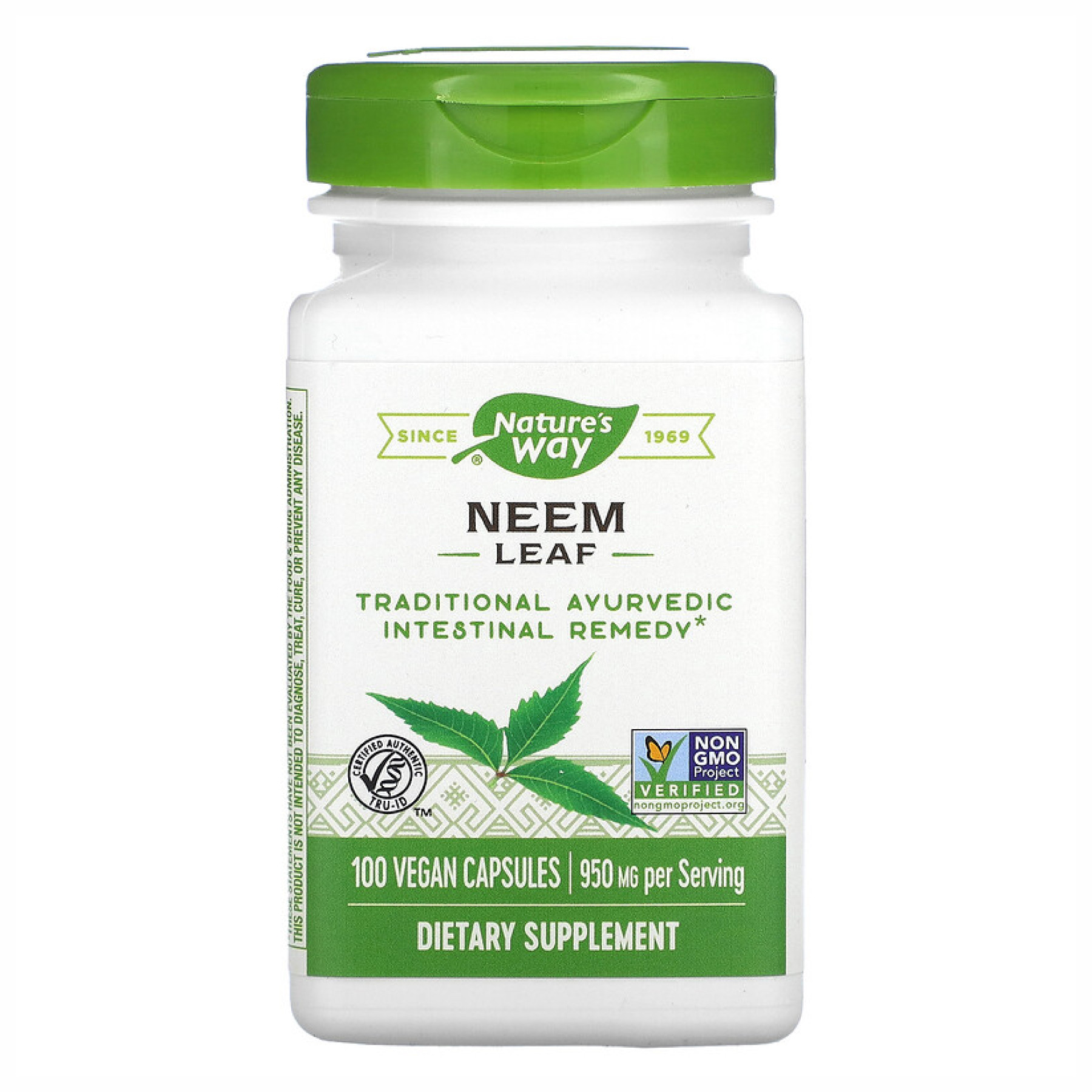 Капсули Neem Leaf - 100 vcaps 2022-10-0606