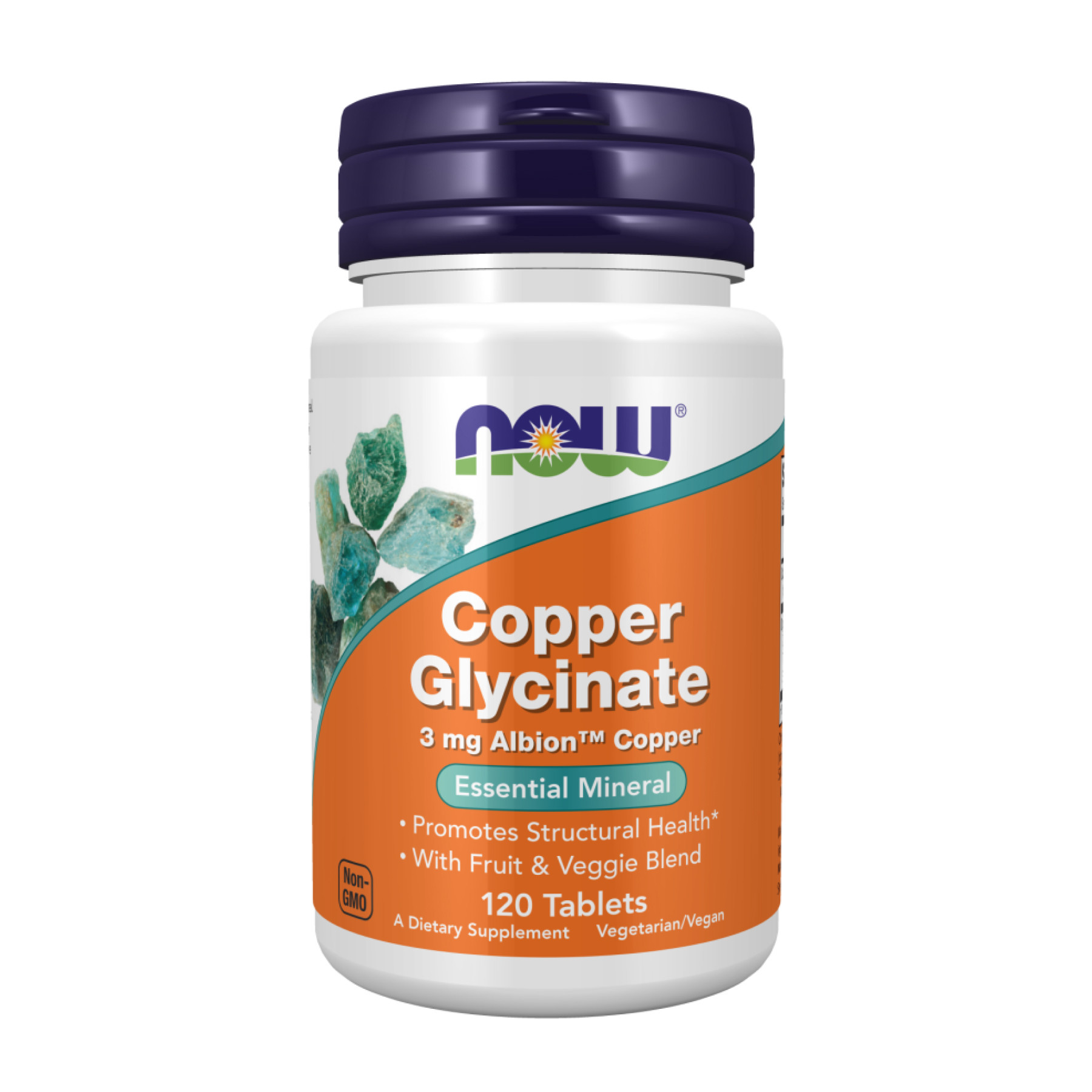 Таблетки Now Foods Copper Glycinate 3mg - 120 tabs 2023-10-3096