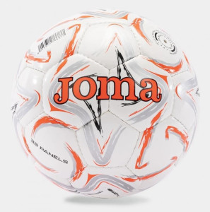 М'яч футбольний Joma EGEO II білий, кораловий 4 (401413.268) 401413.268