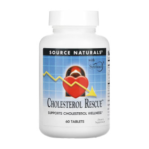 Таблетки Source Naturals Cholesterol Rescue™ 604 mg - 60 tabs 2023-10-4324
