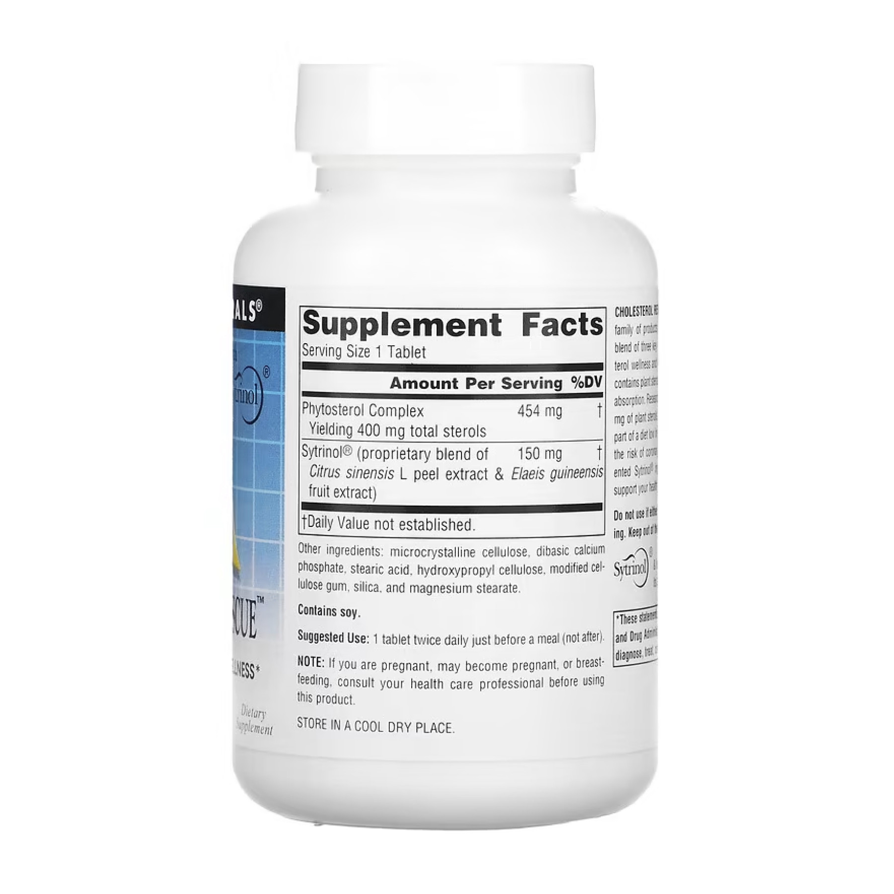 Таблетки Source Naturals Cholesterol Rescue™ 604 mg - 60 tabs 2023-10-4324