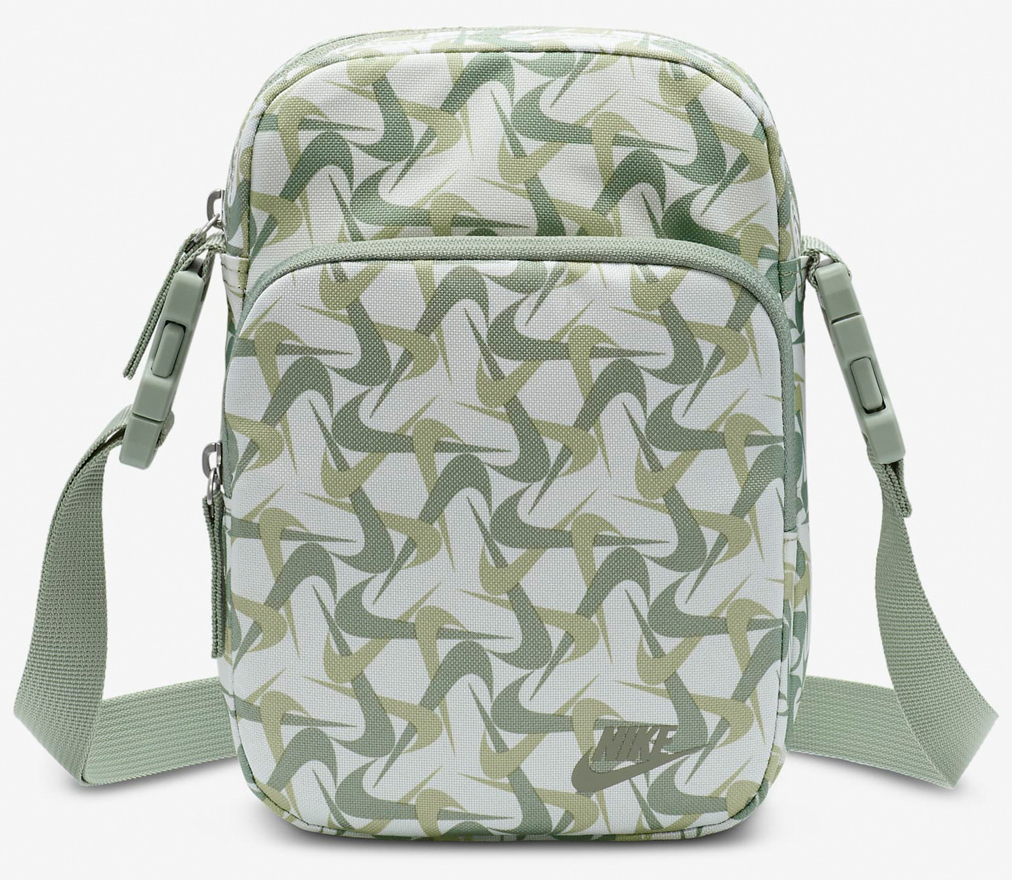 Сумка на плече Nike NK HERTGE CRSSBY-ACC PRNT FA24 4L сірий Уні 23x15x7,5 см FZ2526-121