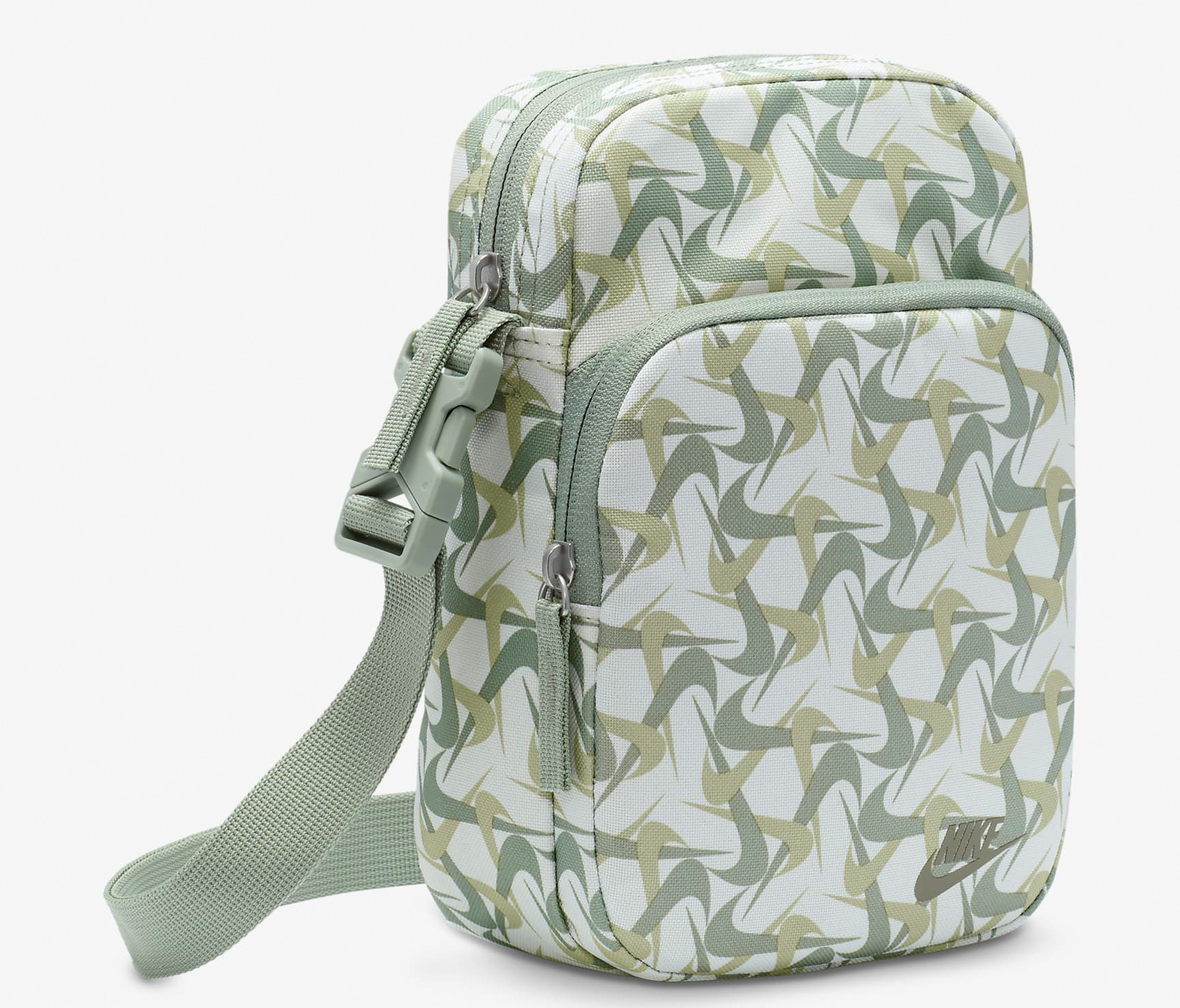 Сумка на плече Nike NK HERTGE CRSSBY-ACC PRNT FA24 4L сірий Уні 23x15x7,5 см FZ2526-121