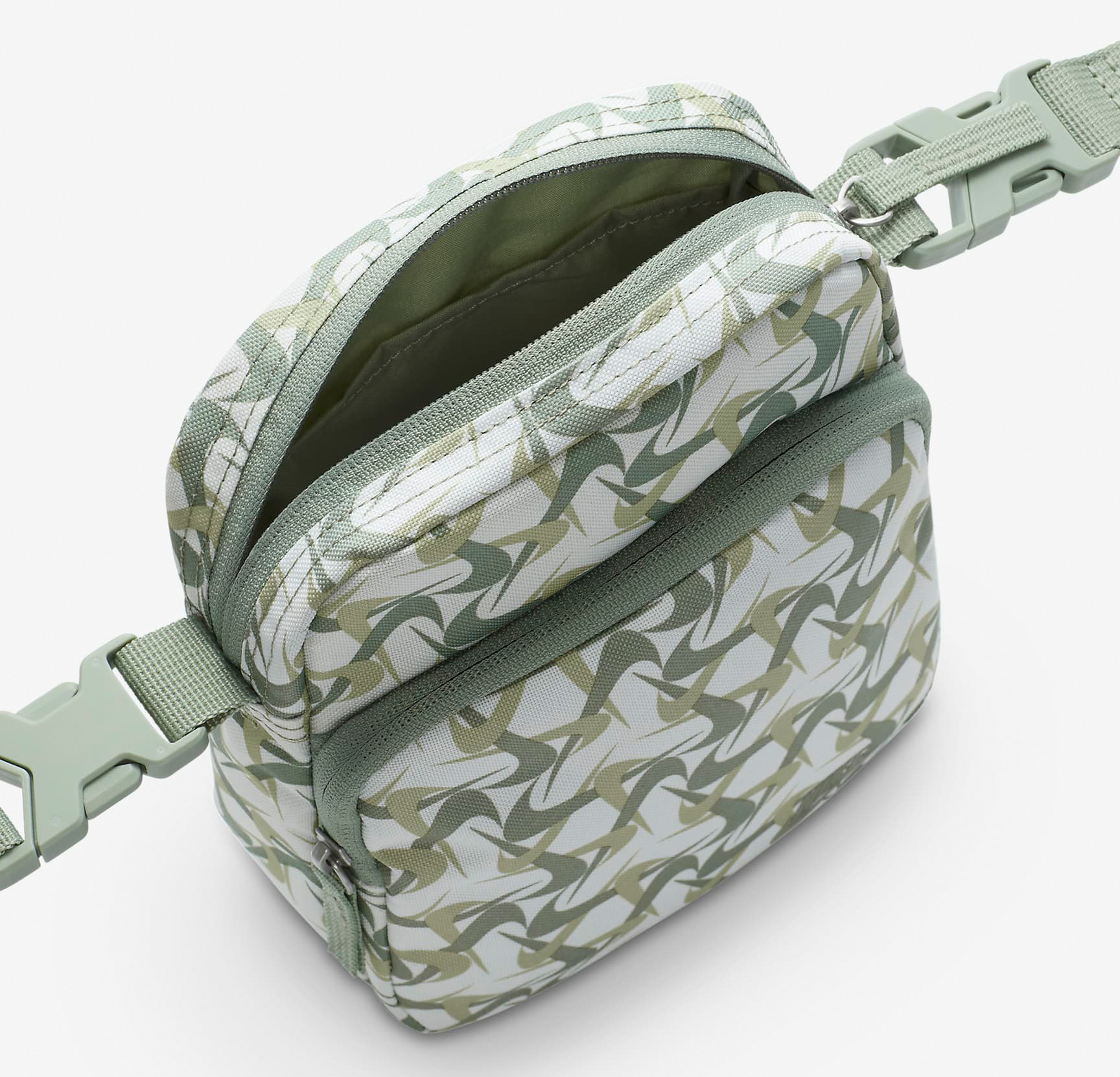 Сумка на плече Nike NK HERTGE CRSSBY-ACC PRNT FA24 4L сірий Уні 23x15x7,5 см FZ2526-121