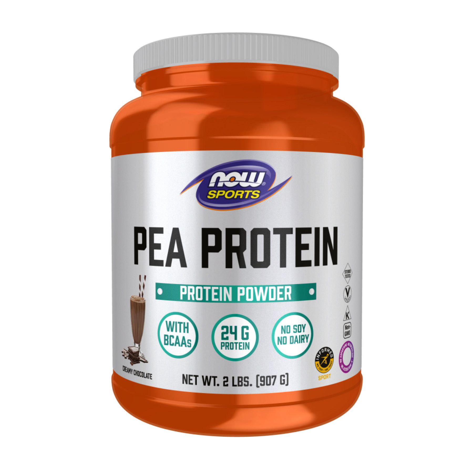 Порошок Now Foods Pea Protein - 907g Chocolate 2023-10-5232