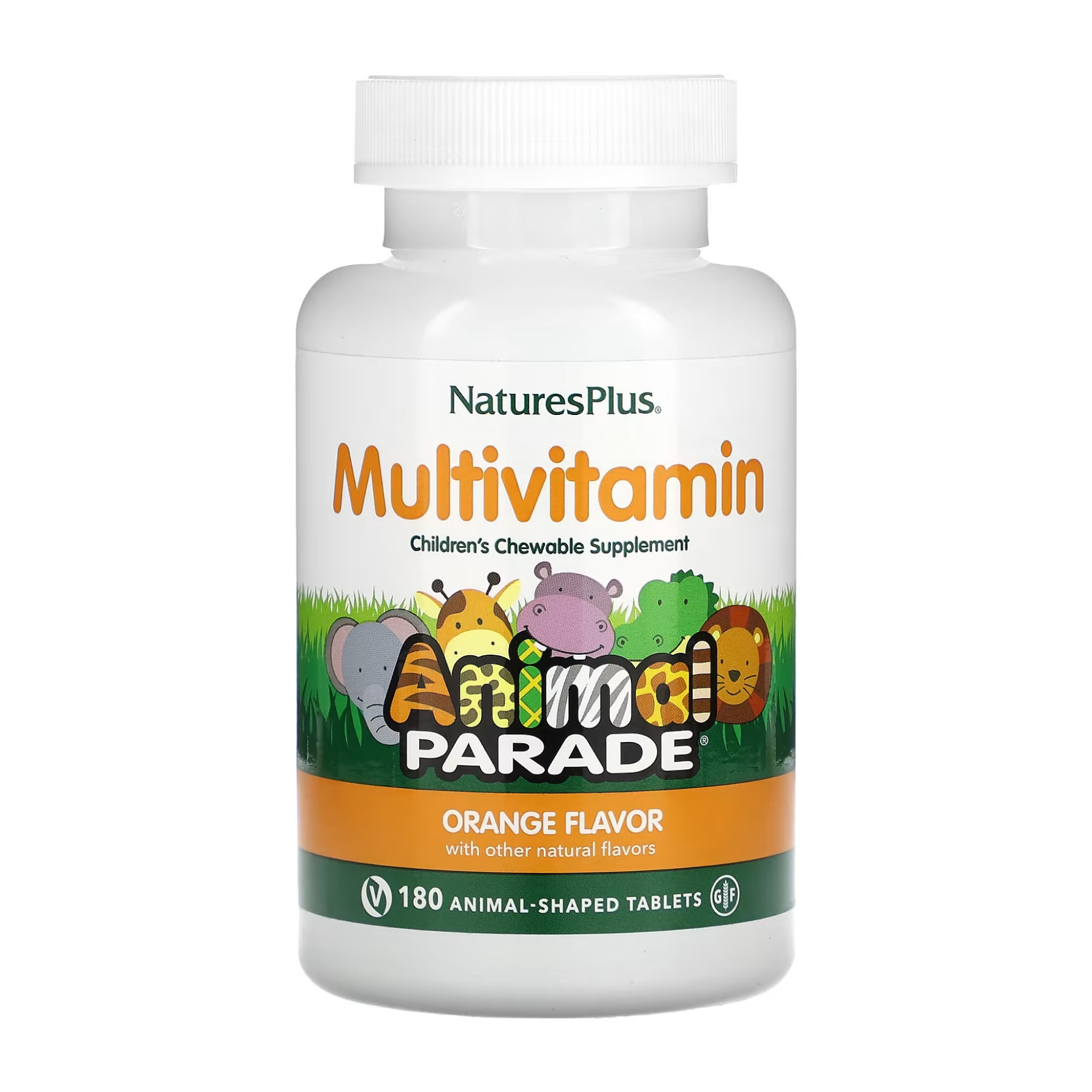 Таблетки Nature's Plus Animal Parade - 180 tabs Orange 2023-10-3456