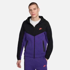 Толстовка Nike Tech Fleece zip (purple/black) HF4432-504