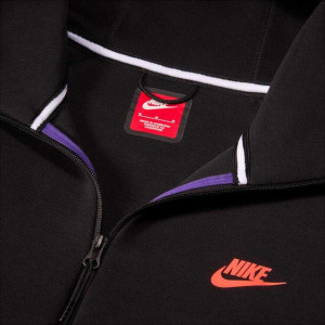 Толстовка Nike Tech Fleece zip (purple/black) HF4432-504