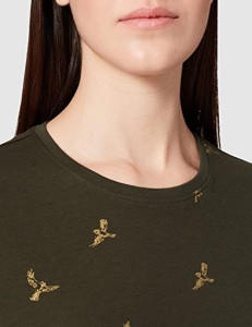 Футболка ONLKITA LIFE REG S/S BIRD TOP BOX 15247574-Rosin-AOP:BIRDS ONLY L Хакі 15247574-ROSIN-AOP:BIRDS