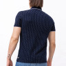 Поло basic polo with contrast 1024053XX1226080 Tom Tailor M Темно-синій 1024053XX1226080