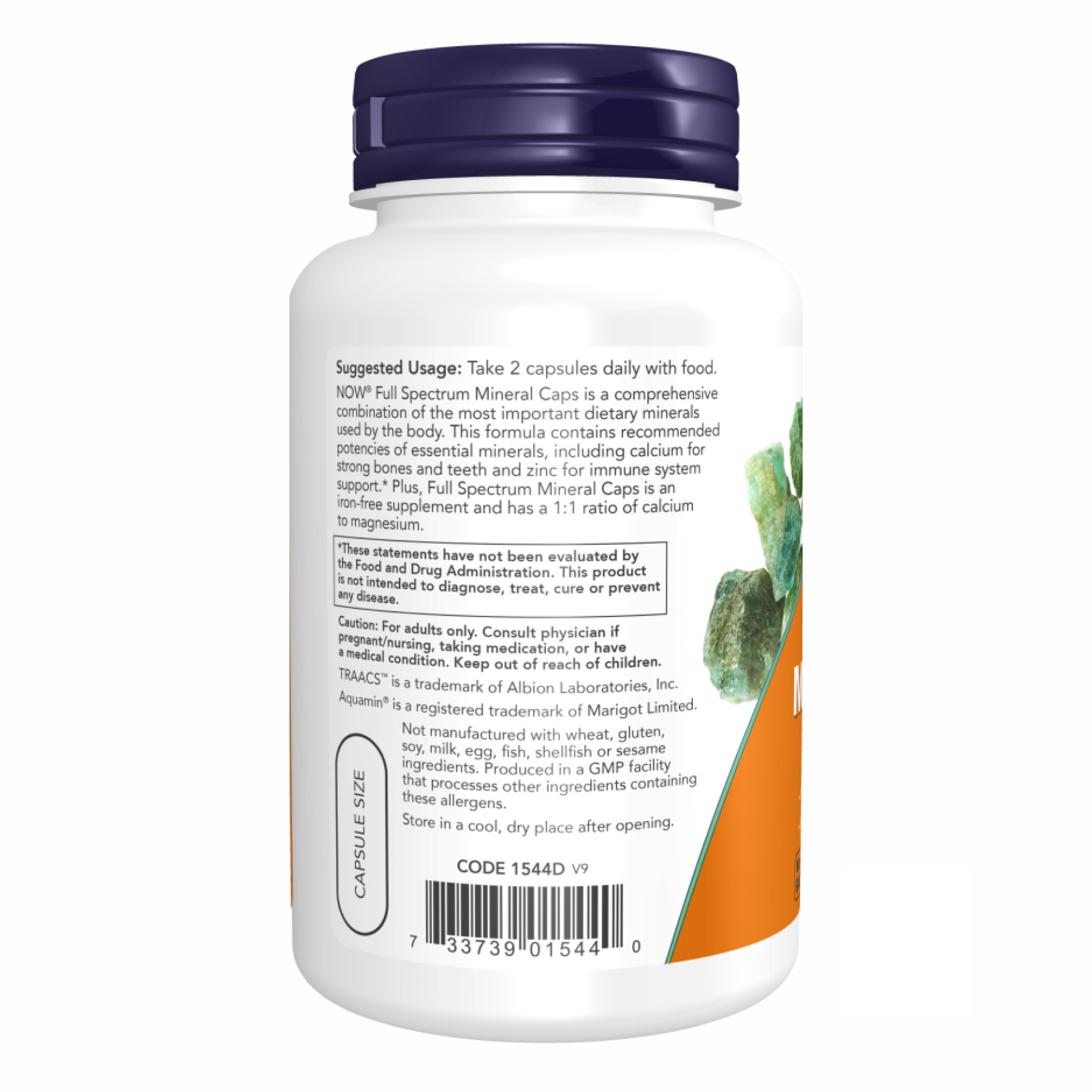 Капсули Full Spectrum Mineral Caps - 120 vcaps 2022-10-0046