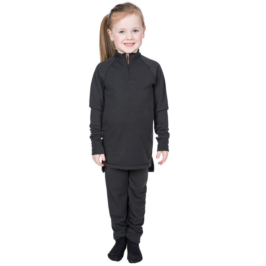 Термобілизна набір UNITE360 - KIDS BASE LAYER SET UCBLSEI20001-Black Trespass 5/6 Чорний UCBLSEI20001-Black