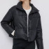 Куртка ONLLYDIA SHORT FAUX LEATHER PUFFER OTW 15235006-Black ONLY L Чорний 15235006-Black