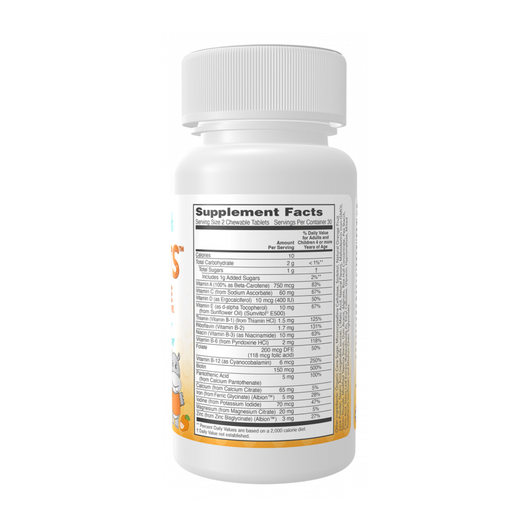 Таблетки Now Foods Kid Vits™ Juicy Orange Chewable - 60 tabs 2023-10-5102