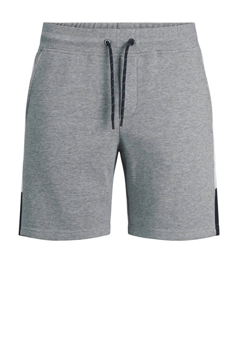 Шорти JJILOGO BLOCKING SWEAT SHORTS VG 12198008 Light Grey Melange Jack&Jones L Сірий 12198008LIGHTGREYMELA