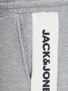 Шорти JJILOGO BLOCKING SWEAT SHORTS VG 12198008 Light Grey Melange Jack&Jones L Сірий 12198008LIGHTGREYMELA