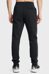 Штани спортивні UA Icon Fleece Jgr Taping 1389358-001 Under Armour XL Чорний 1389358-001